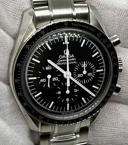 Omega Speedmaster Moonwatch Professional 42mm Steel On Steel Mens Watch