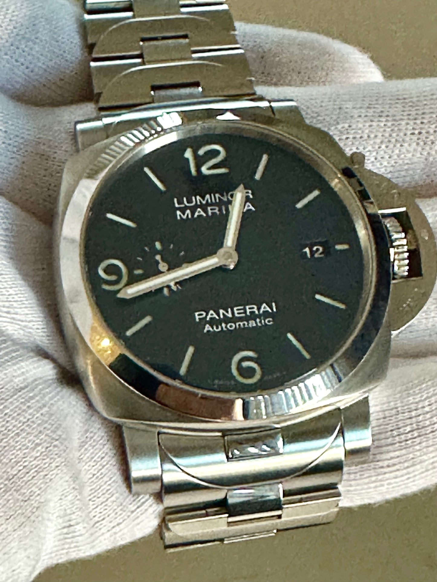 Panerai Marina Specchio Blu 44mm Luminor PAM 01316 Mens Watch