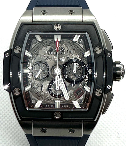 Hublot Spirit Of Big Bang  Titanium Skeleton Mens Watch 641.NM.0173.LR