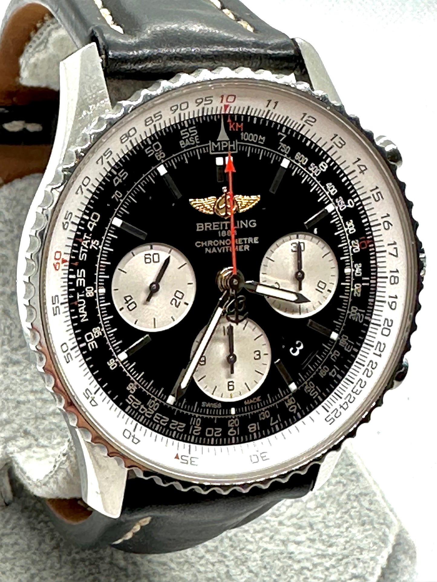 Breitling Navitimer B01 Black Men's Watch - AB0120