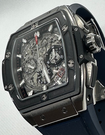 Hublot Spirit Of Big Bang  Titanium Skeleton Mens Watch 641.NM.0173.LR