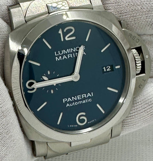 Panerai Marina Specchio Blu 44mm Luminor PAM 01316 Mens Watch