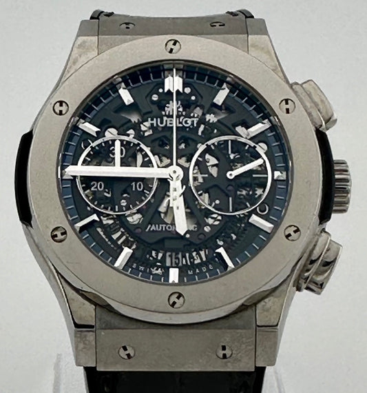 Hublot Classic Fusion Aerofusion Chronograph Titanium 45mm Full Set