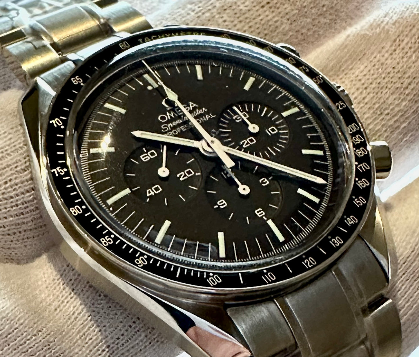 Omega Speedmaster Moonwatch Professional 42mm Steel On Steel Mens Watch