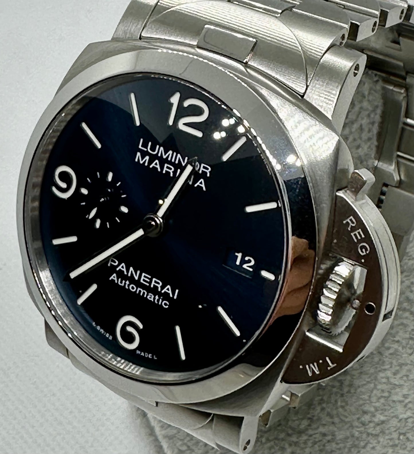 Panerai Marina Specchio Blu 44mm Luminor PAM 01316 Mens Watch