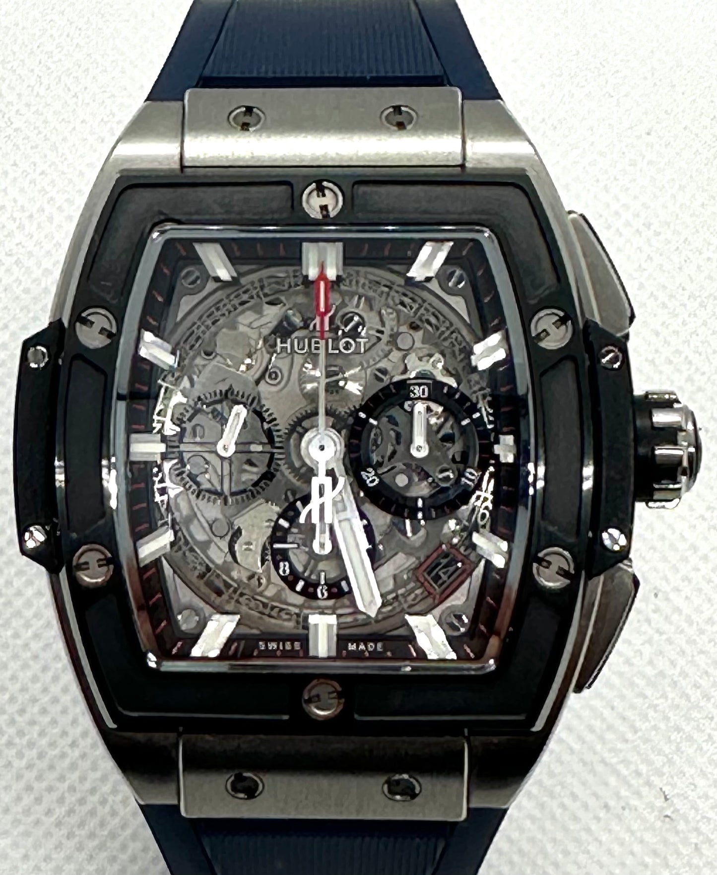 Hublot Spirit Of Big Bang  Titanium Skeleton Mens Watch 641.NM.0173.LR