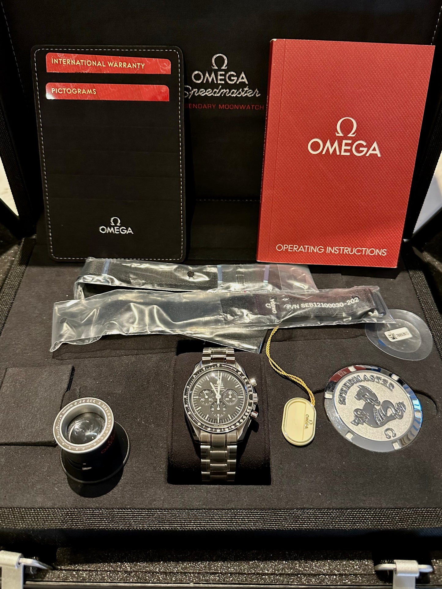 Omega Speedmaster Moonwatch Professional 42mm Steel On Steel Mens Watch