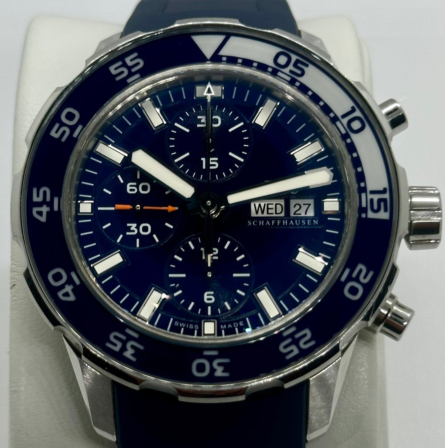 IWC Aquatimer Chronograph Blue Men's Watch - IW376711