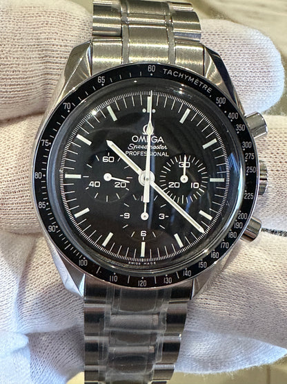 Omega Speedmaster Moonwatch Professional 42mm Steel On Steel Mens Watch