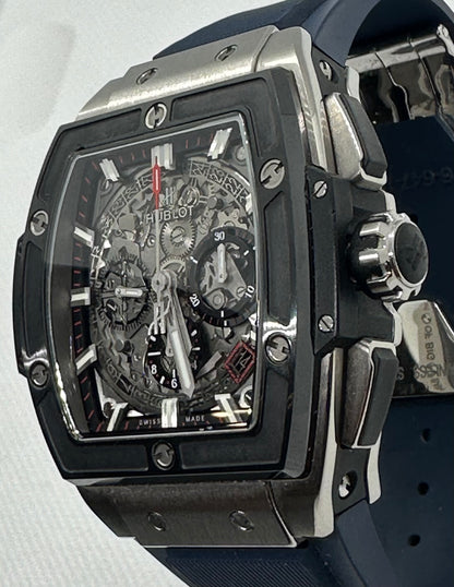 Hublot Spirit Of Big Bang  Titanium Skeleton Mens Watch 641.NM.0173.LR