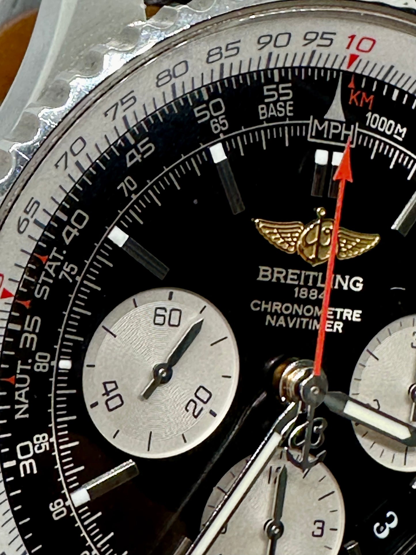 Breitling Navitimer B01 Black Men's Watch - AB0120