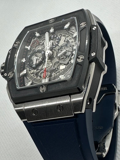 Hublot Spirit Of Big Bang  Titanium Skeleton Mens Watch 641.NM.0173.LR