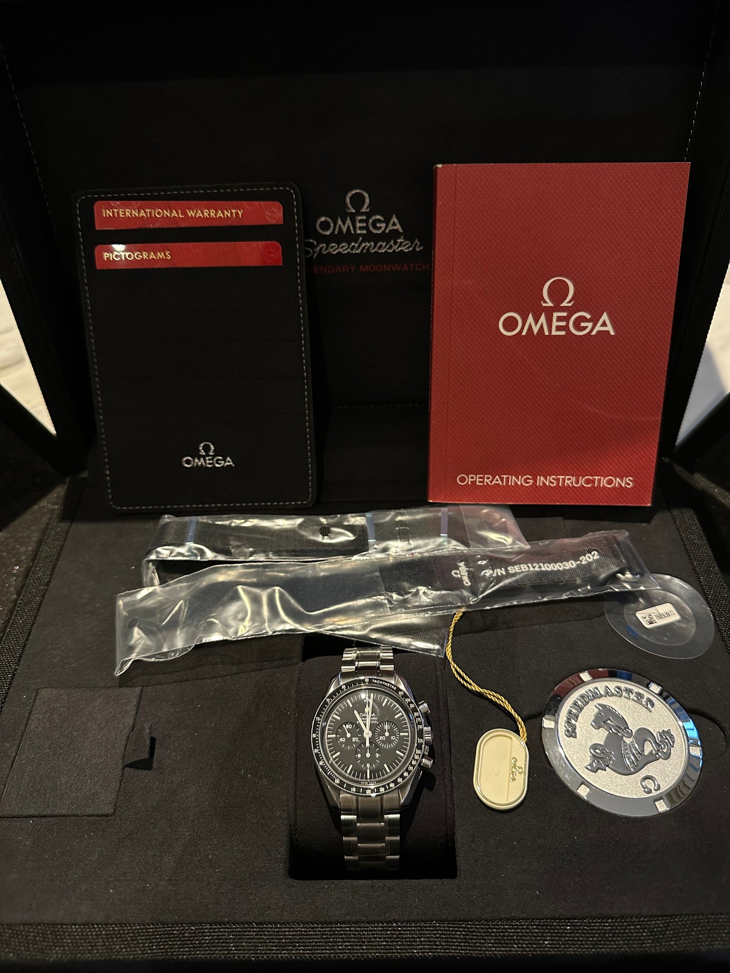 Omega Speedmaster Moonwatch Professional 42mm Steel On Steel Mens Watch