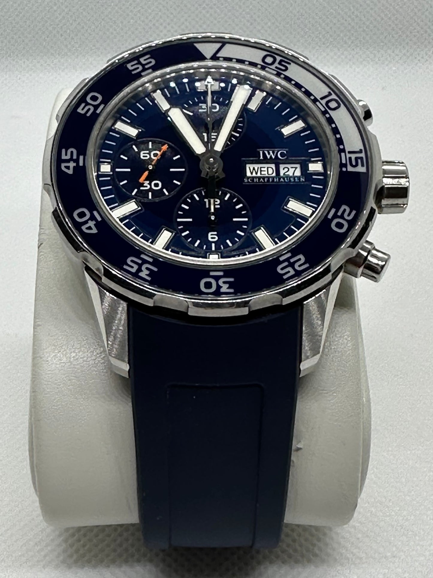 IWC Aquatimer Chronograph Blue Men's Watch - IW376711