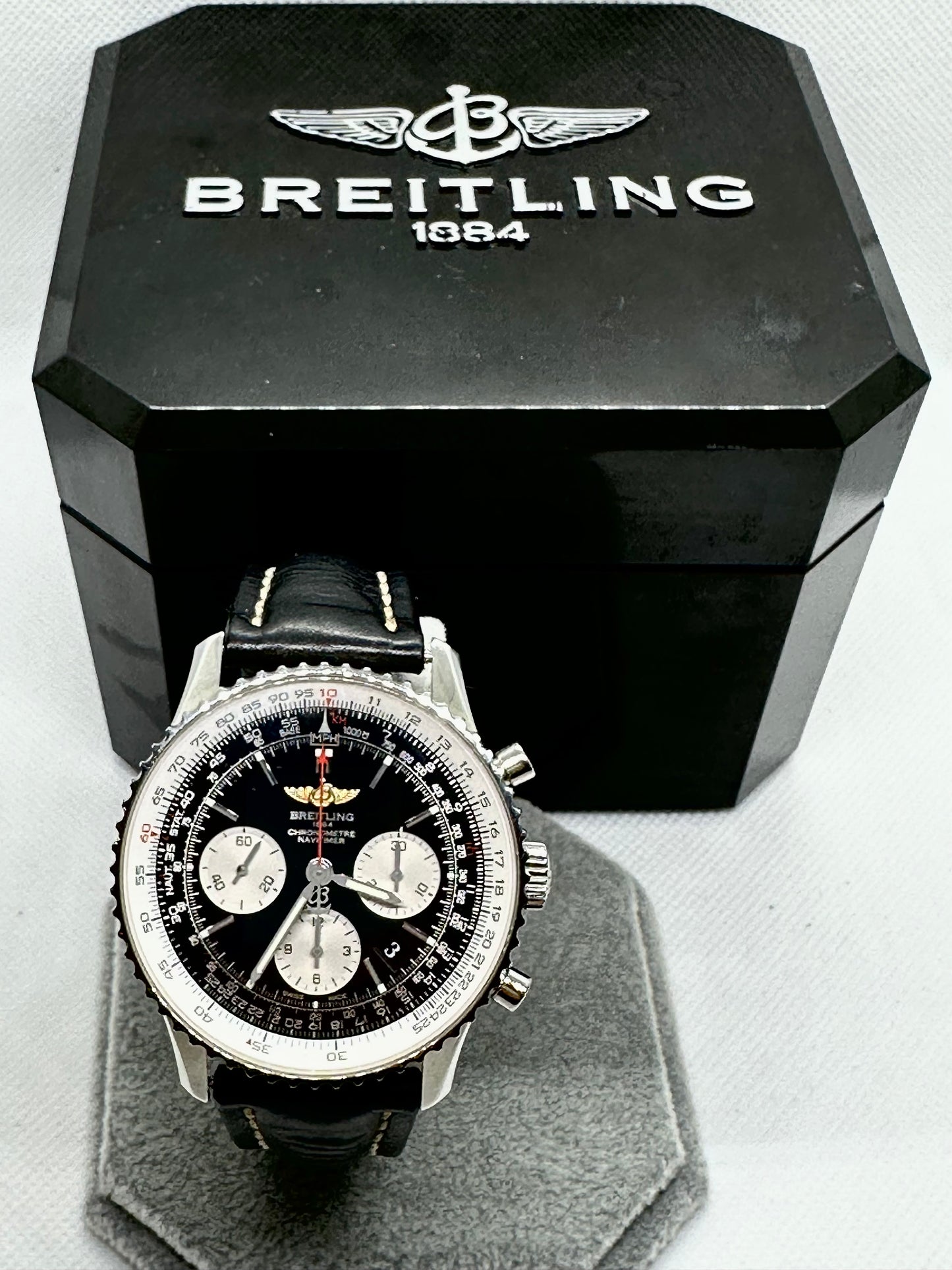 Breitling Navitimer B01 Black Men's Watch - AB0120