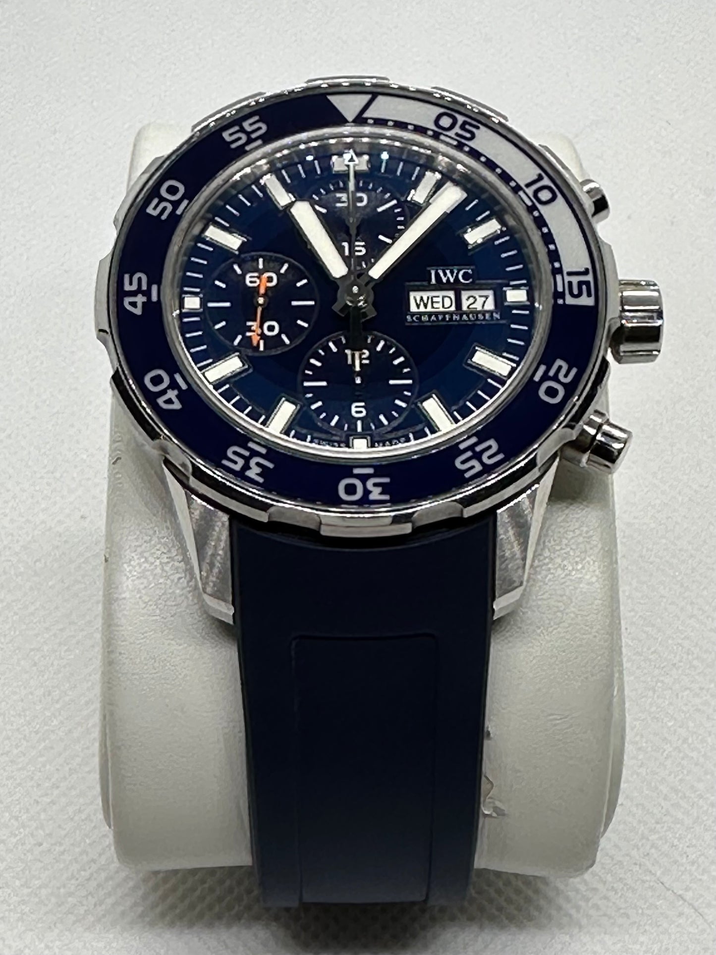 IWC Aquatimer Chronograph Blue Men's Watch - IW376711