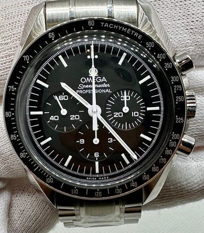 Omega Speedmaster Moonwatch Professional 42mm Steel On Steel Mens Watch