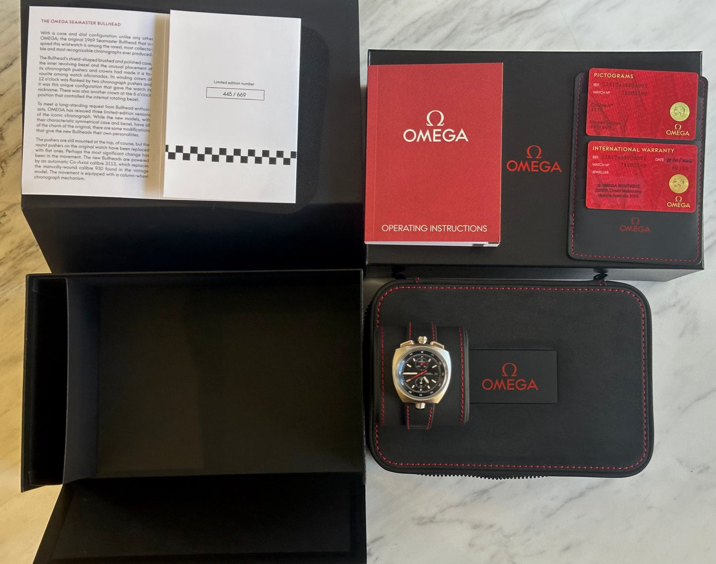 Omega Seamaster Bullhead Limited Edition Mens Watch