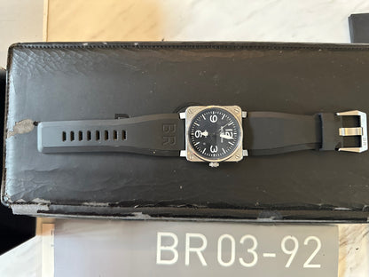 Bell & Ross BR 03 - 92 Steel Box & Papers