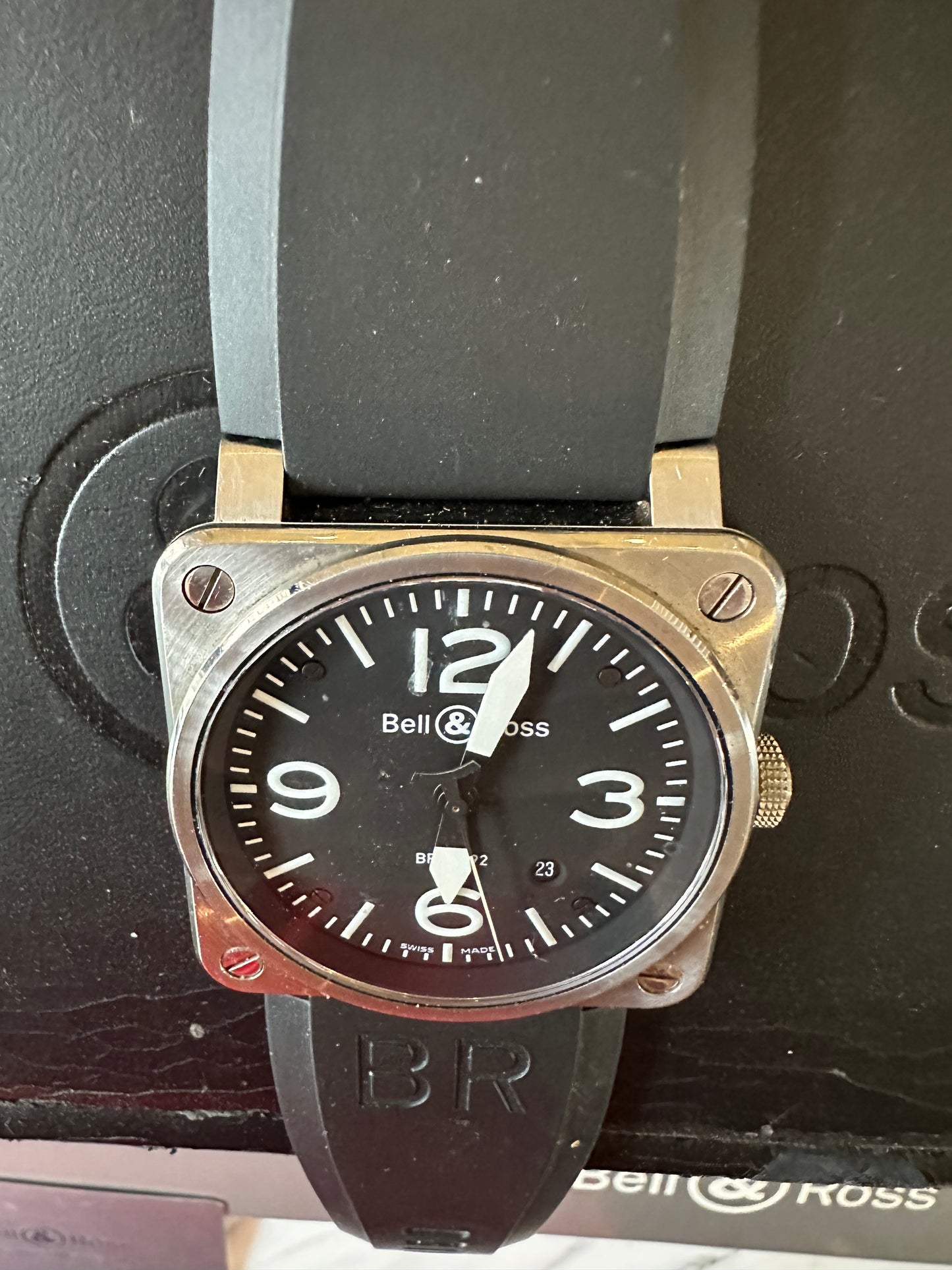 Bell & Ross BR 03 - 92 Steel Box & Papers