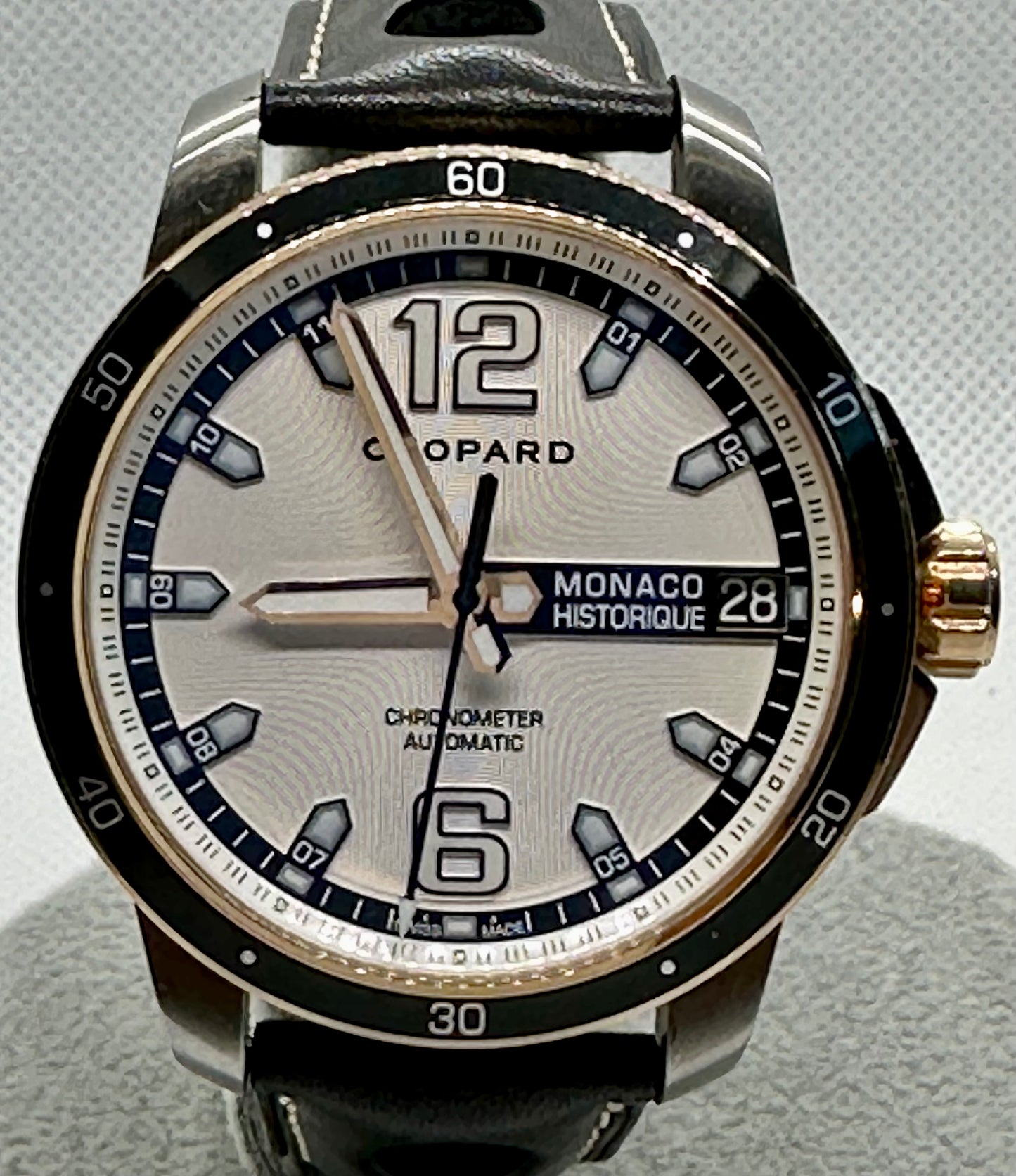 Chopard Grand Prix de Monaco Historique Watch Mens Rose Gold