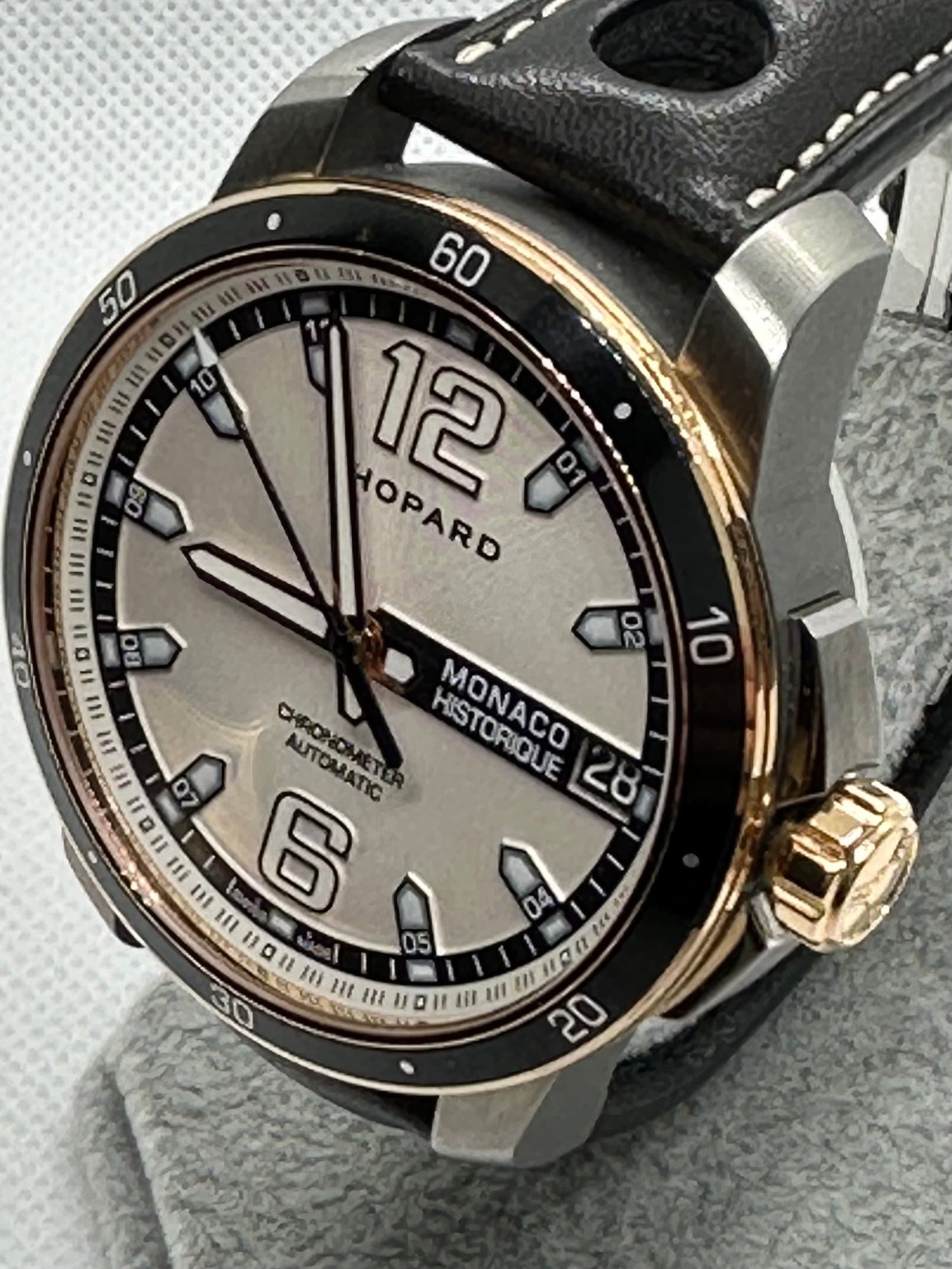 Chopard Grand Prix de Monaco Historique Watch Mens Rose Gold