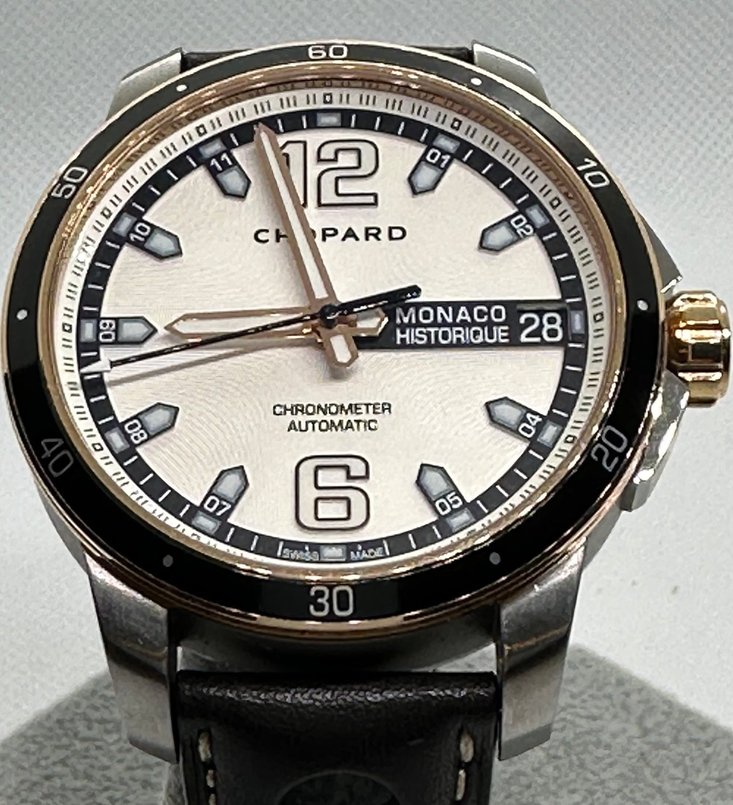 Chopard Grand Prix de Monaco Historique Watch Mens Rose Gold