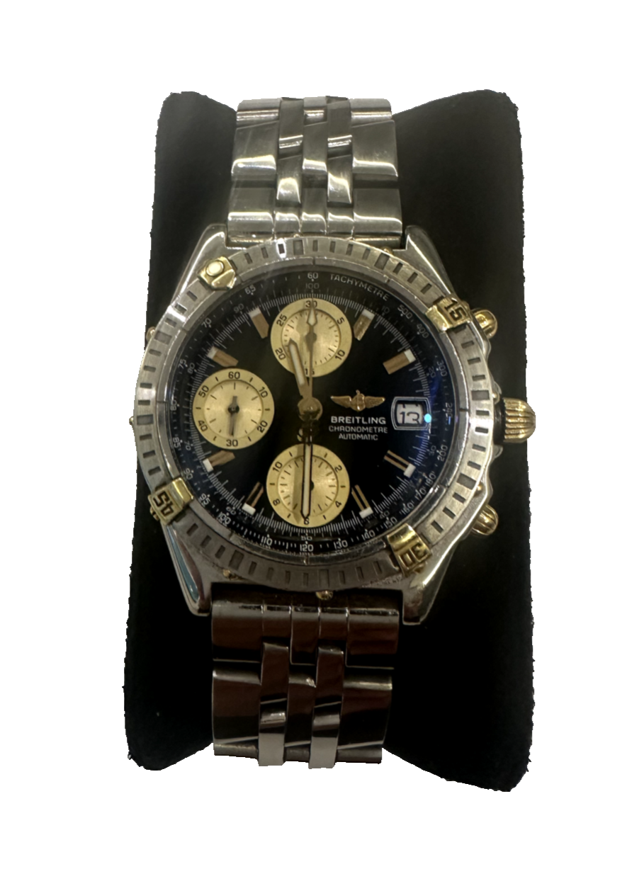 BREITLING B13352 CHRONOMAT 39MM GENTS AUTOMATIC STEEL & GOLD CASE With Valuation