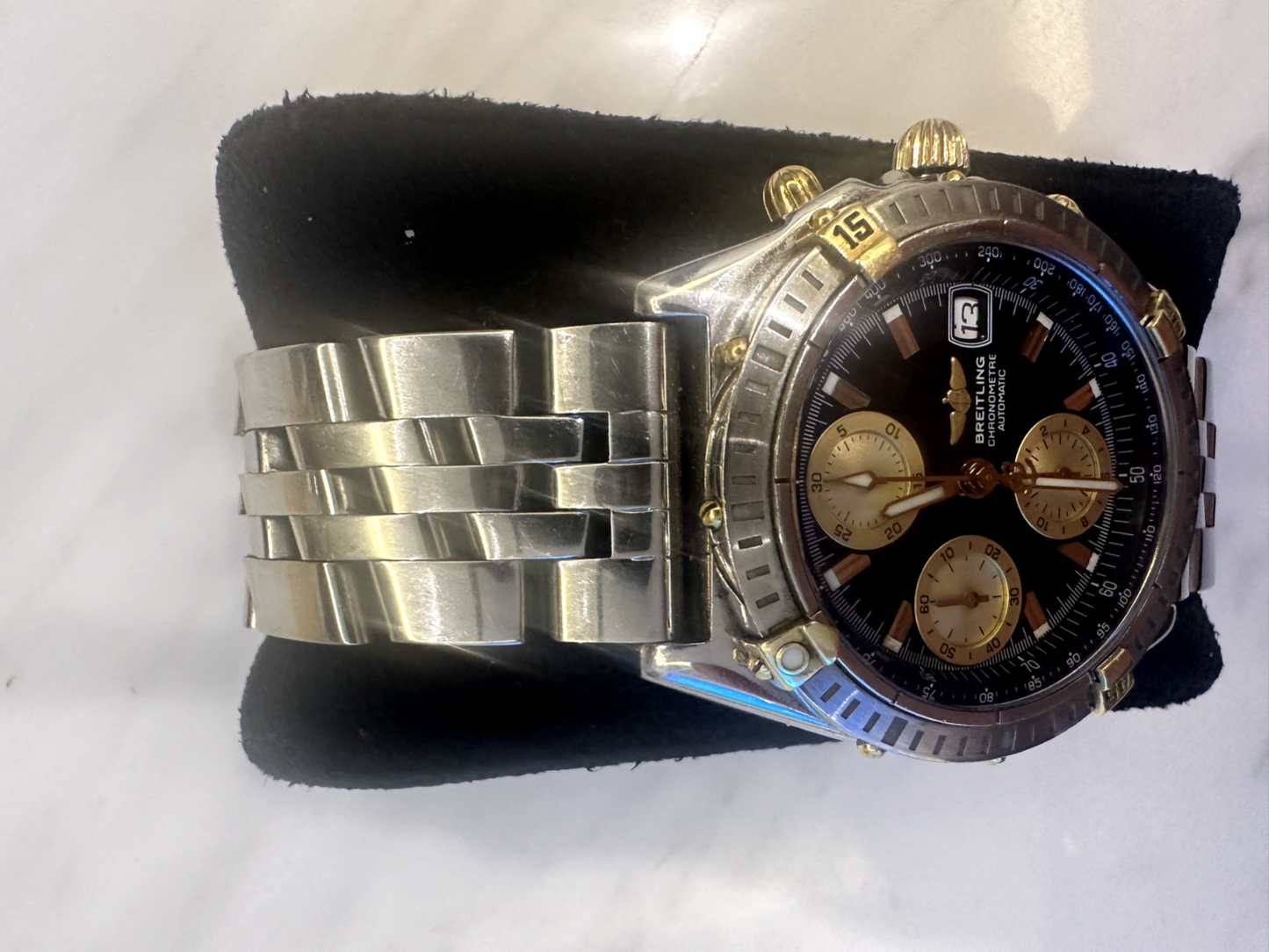 BREITLING B13352 CHRONOMAT 39MM GENTS AUTOMATIC STEEL & GOLD CASE With Valuation